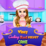 Vincy Cooking Red Velvet Cake