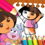 Dora the Explorer the Coloring Book