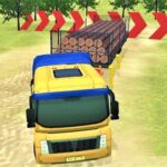 Modern OffRoad Uphill Truck Driving