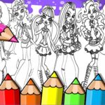 Monster High Coloring Book