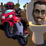 Skibidi Toilet Moto Bike Racing