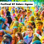 The Festival Of Colors Jigsaw