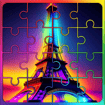 Eiffel Tower Jigsaw Block Puzzle